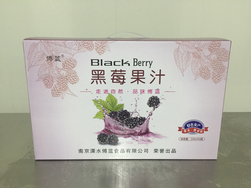 黑莓果汁盒装
